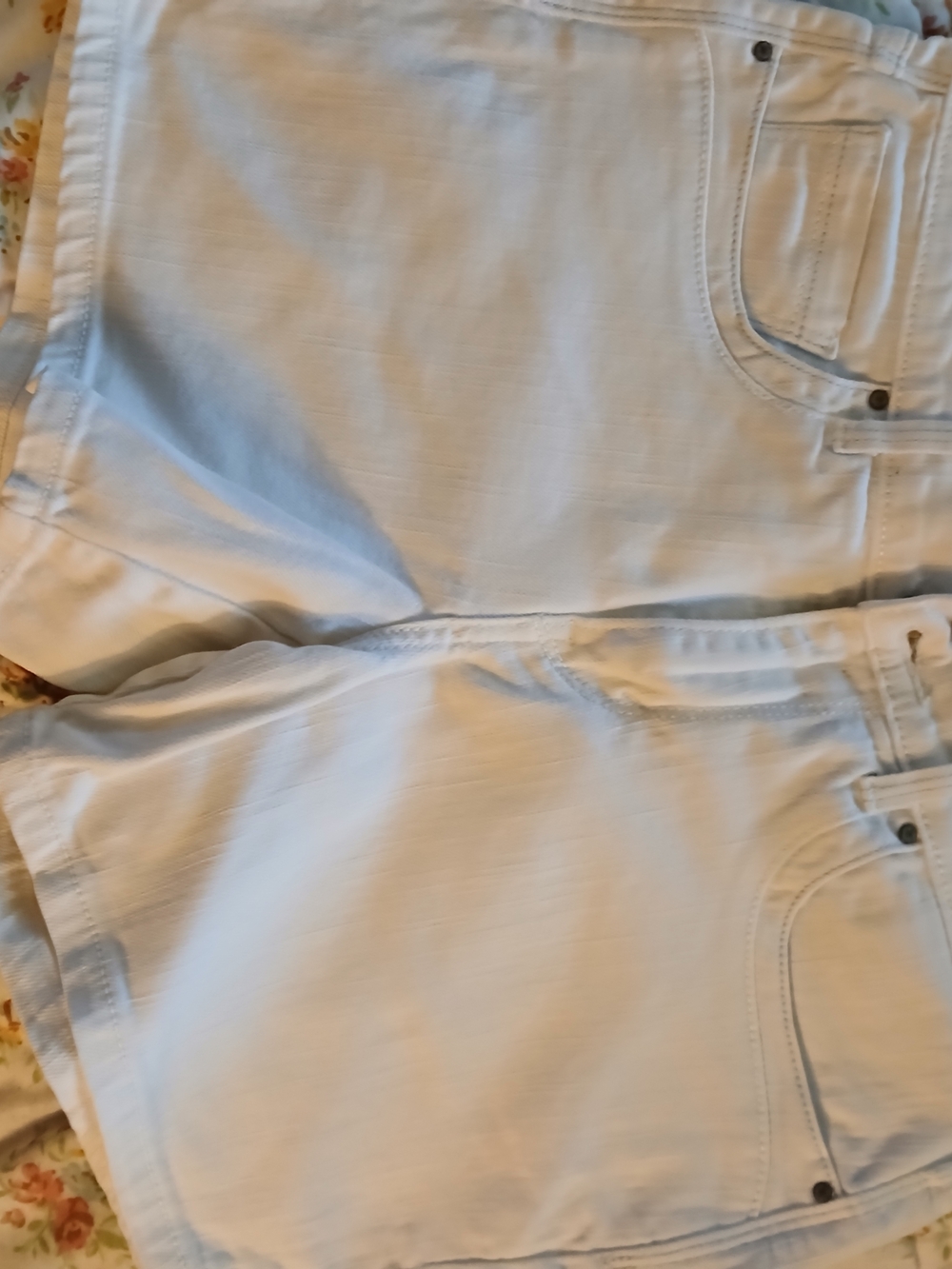 Levi's White Shorts